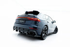 Splitter trasero de fibra de carbono prepreg (con barras verticales) para Audi RSQ8 Mk1 Facelift