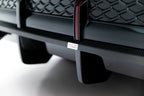 Splitter trasero de fibra de carbono prepreg (con barras verticales) para Audi RSQ8 Mk1 Facelift