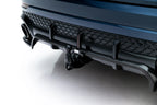 Splitter trasero de fibra de carbono prepreg (con barras verticales) para Audi RSQ8 Mk1 Facelift