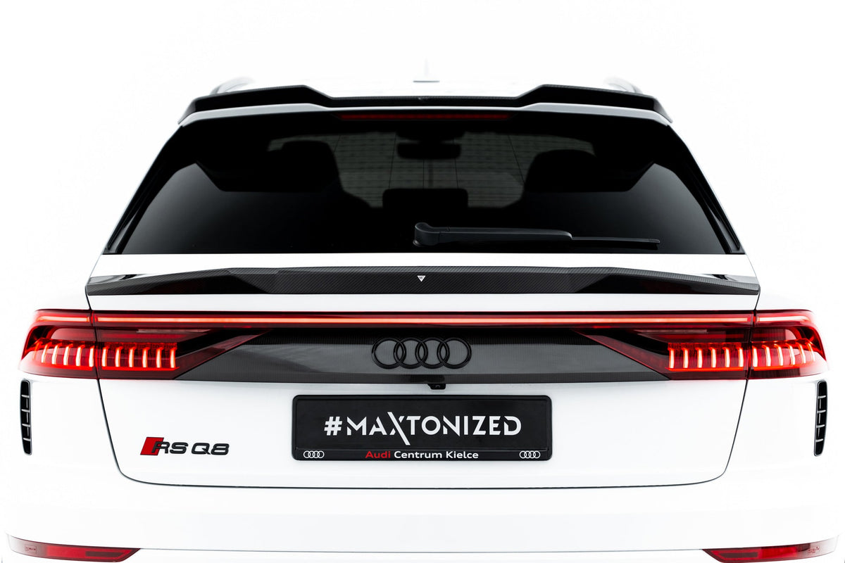 Alerón de portón de fibra de carbono prepreg (inferior) para Audi RSQ8 Mk1 Facelift