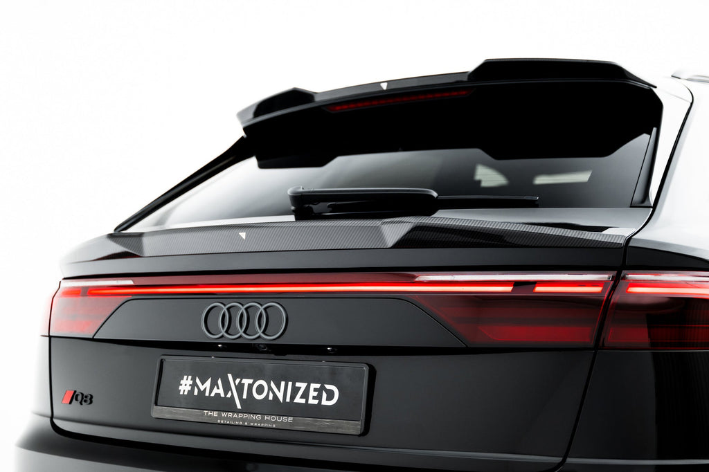 Alerón de portón de fibra de carbono prepreg (inferior) para Audi RSQ8 Mk1 Facelift
