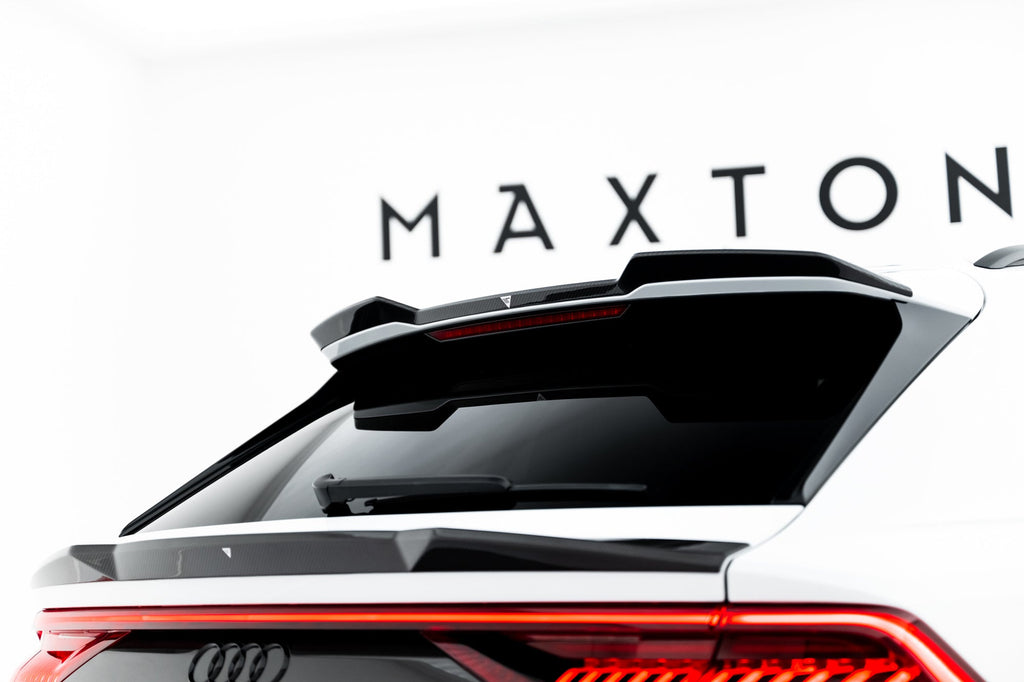 Alerón de portón de fibra de carbono prepreg (superior) para Audi RSQ8 Mk1 Facelift