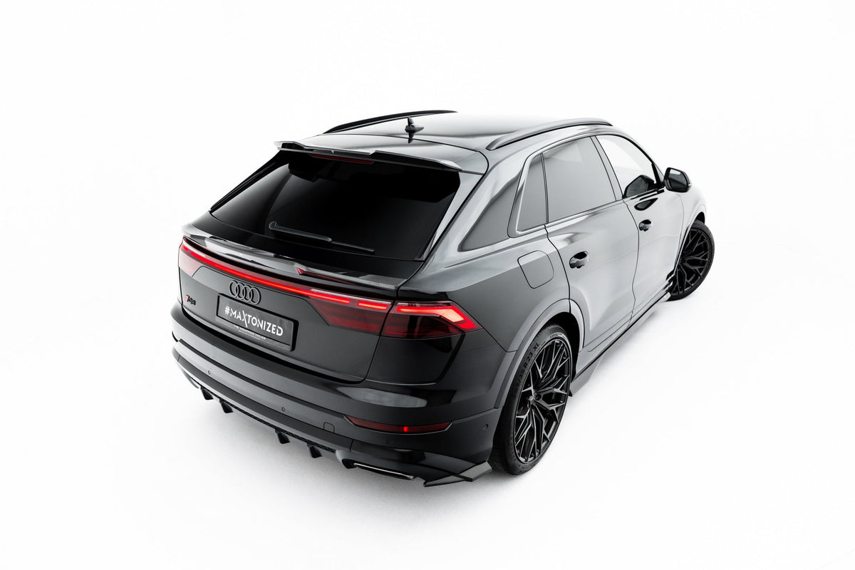 Alerón de portón de fibra de carbono prepreg (superior) para Audi SQ8 / Q8 S-Line Mk1 Facelift