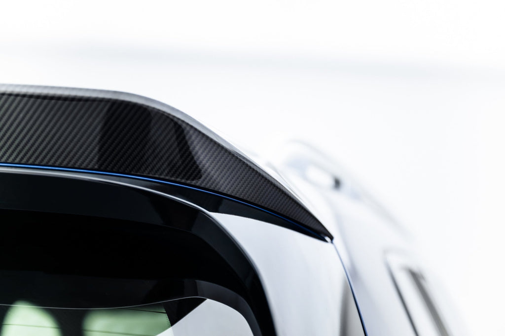 Alerón de portón de fibra de carbono prepreg (superior) para BMW X7 M-Pack G07