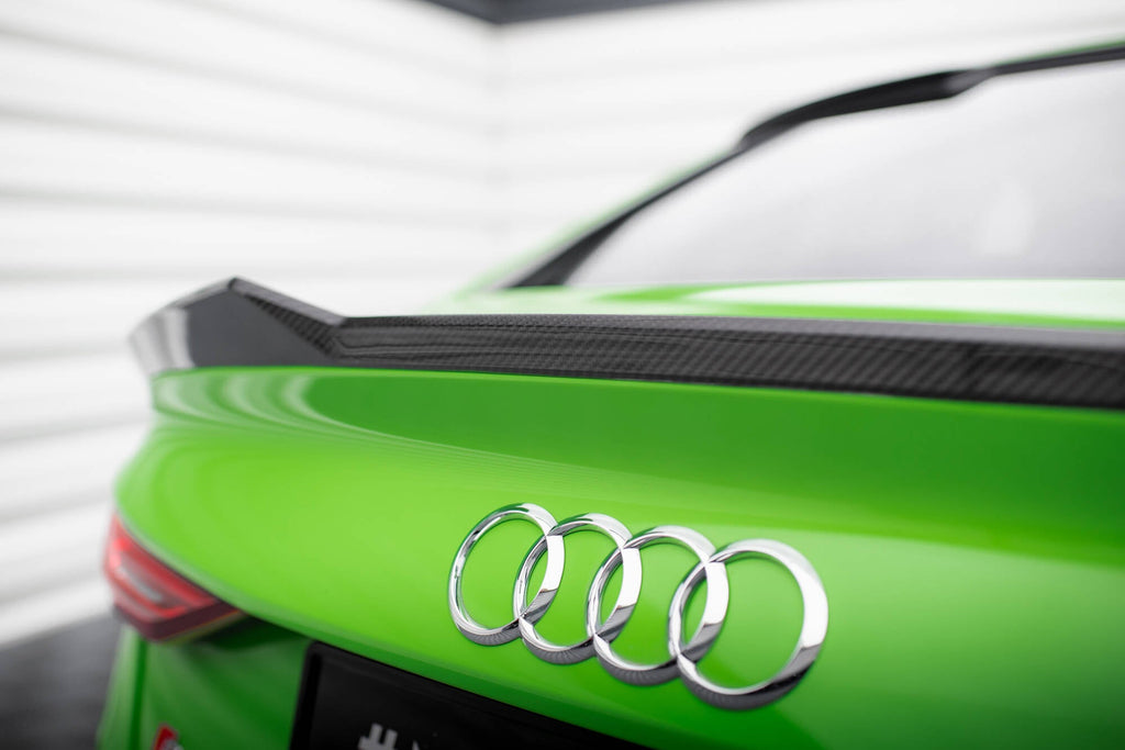 Alerón de portón de fibra de carbono prepreg para Audi RS3 / S3 / A3 S-Line / Standard Sedan 8Y