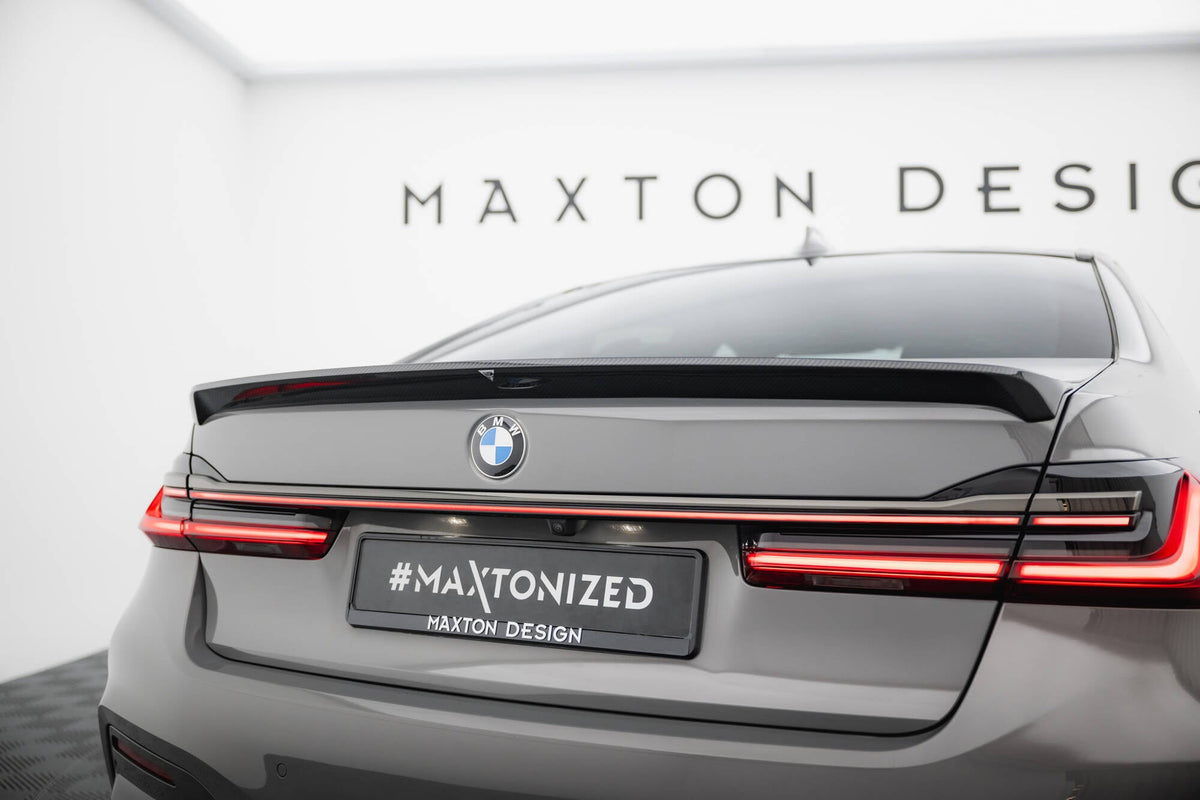 Alerón de portón de fibra de carbono prepreg para BMW 7 G11 / G11 Facelift