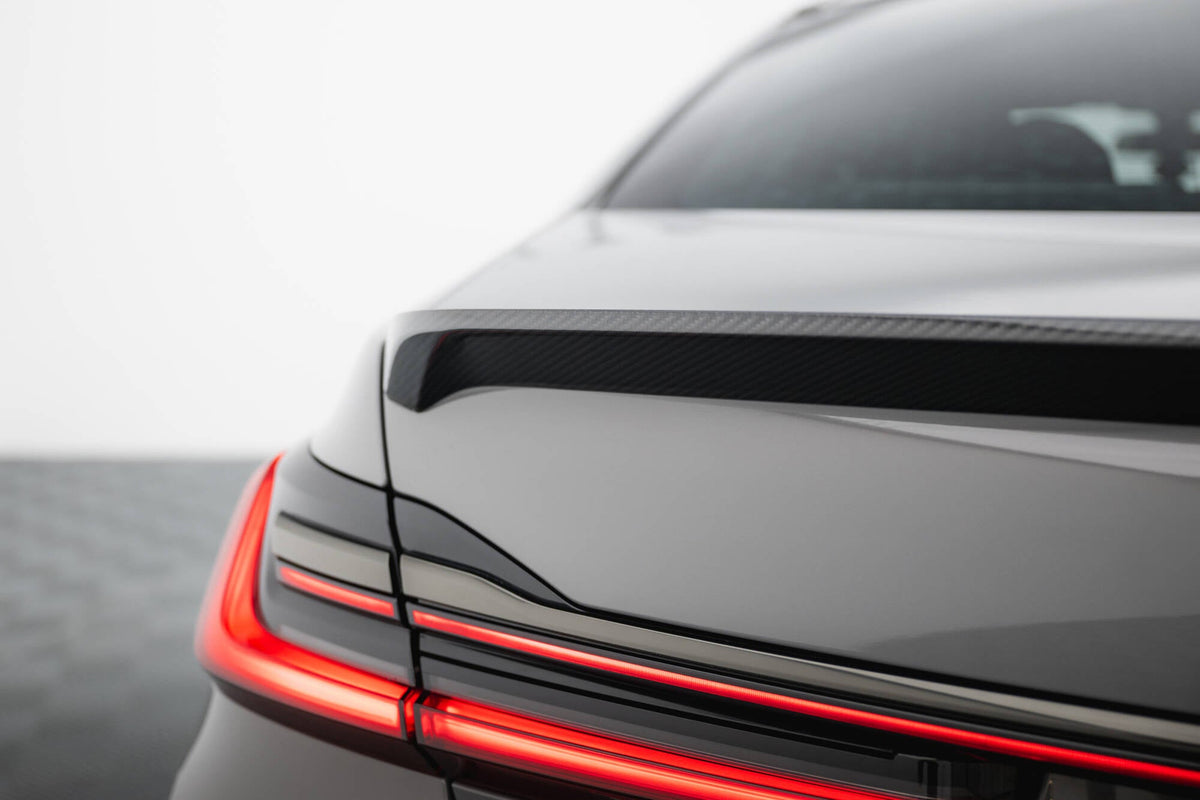 Alerón de portón de fibra de carbono prepreg para BMW 7 G11 / G11 Facelift