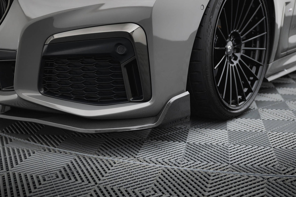 Kit de splitters de fibra de carbono prepreg para BMW 7 M-Pack G11 Facelift