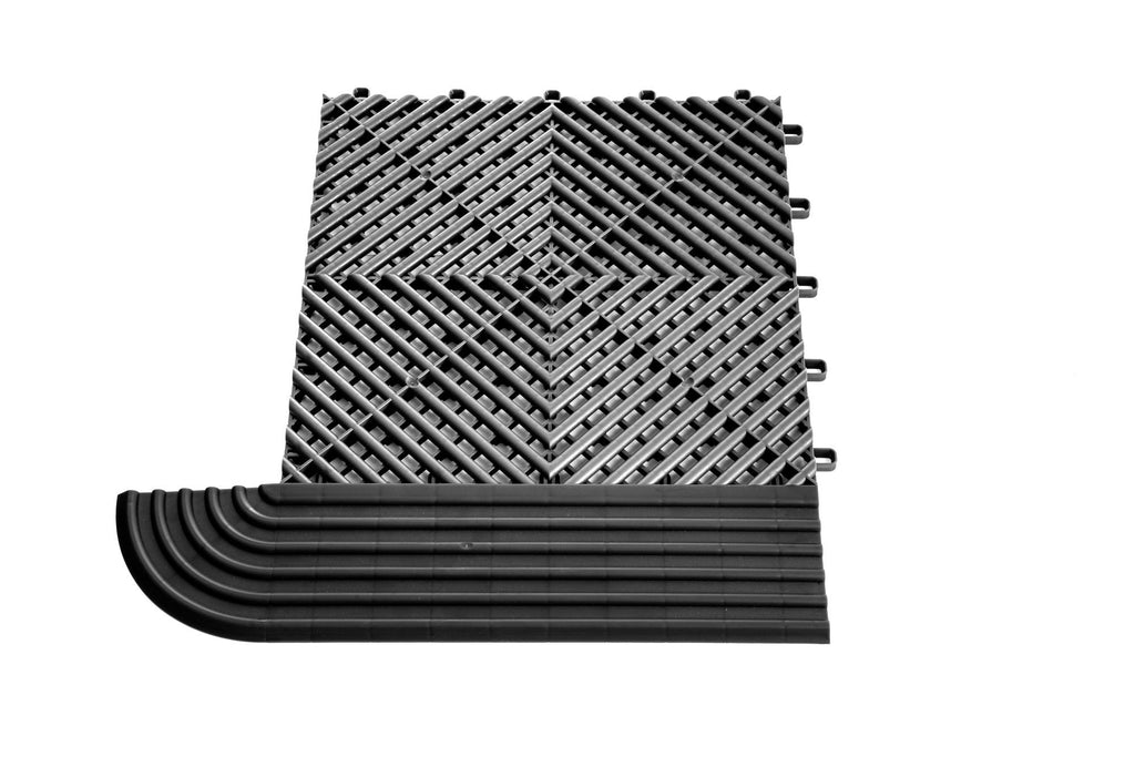 Modular "Maxton Floor"- Corner Edge Tile (Female Loops)