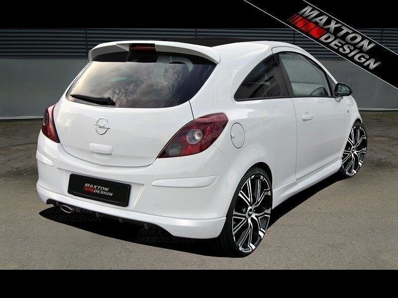 Extensión de parachoques trasero para Opel CORSA D