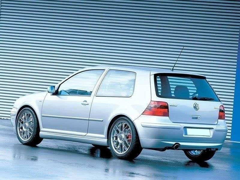 Extensión de parachoques trasero para Volkswagen Golf Mk4 25'TH Anniversary LOOK (with Exhaust hole)