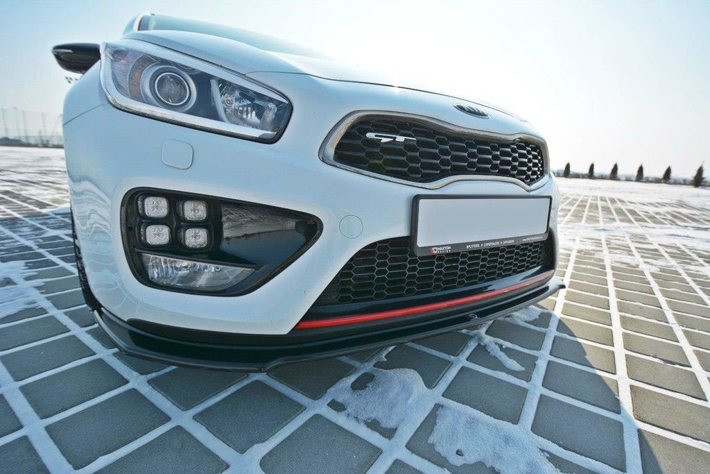 Splitter delantero V.1 para Kia CEE'D / PRO CEE'D GT Mk2