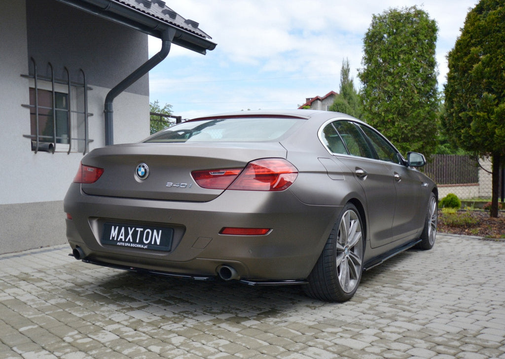 Splitters laterales traseros para BMW 6 Gran Coupé