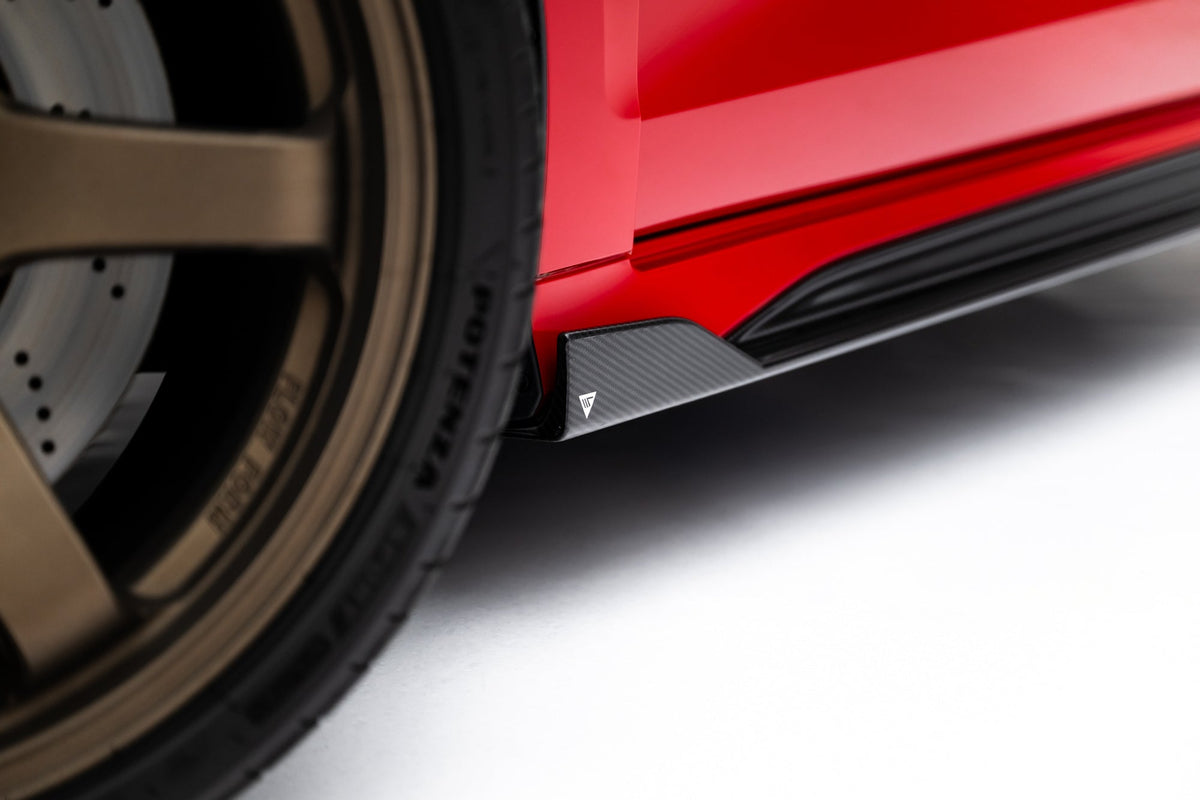 Kit de taloneras de fibra de carbono prepreg para Audi RS3 Sedan 8Y Facelift