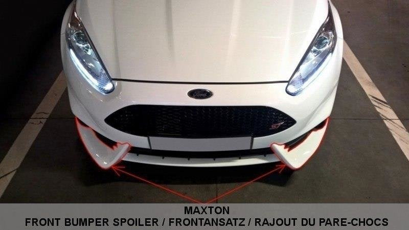 Splitter delantero para Ford Fiesta ST Mk7 Facelift (Fit Maxton Design Bumper)