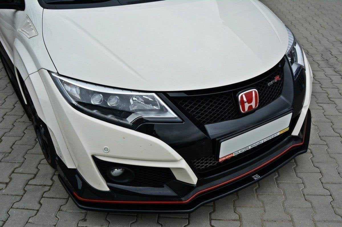 Splitter delantero V.1 para Honda Civic Mk9 TYPE R