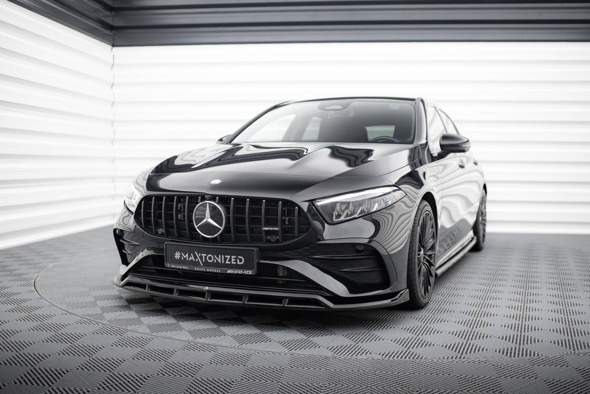 Splitter delantero para Mercedes-AMG A35 / A AMG-Line W177 Facelift