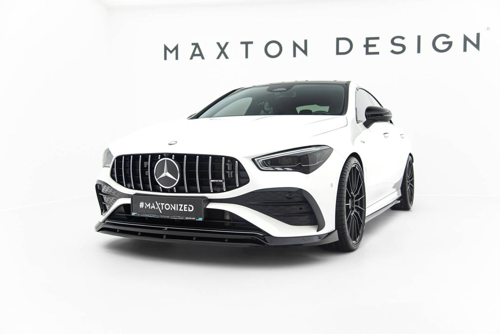 Splitter delantero para Mercedes-AMG CLA 35 Coupe / Shooting Brake C118 Facelift / X118 Facelift