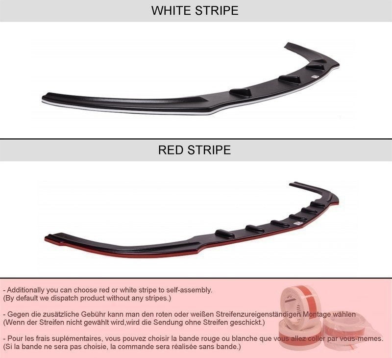 Splitter delantero para Opel Astra H OPC / VXR NURBURG