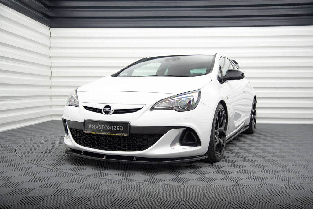 Splitter delantero V.1 para Opel Astra J OPC/VXR