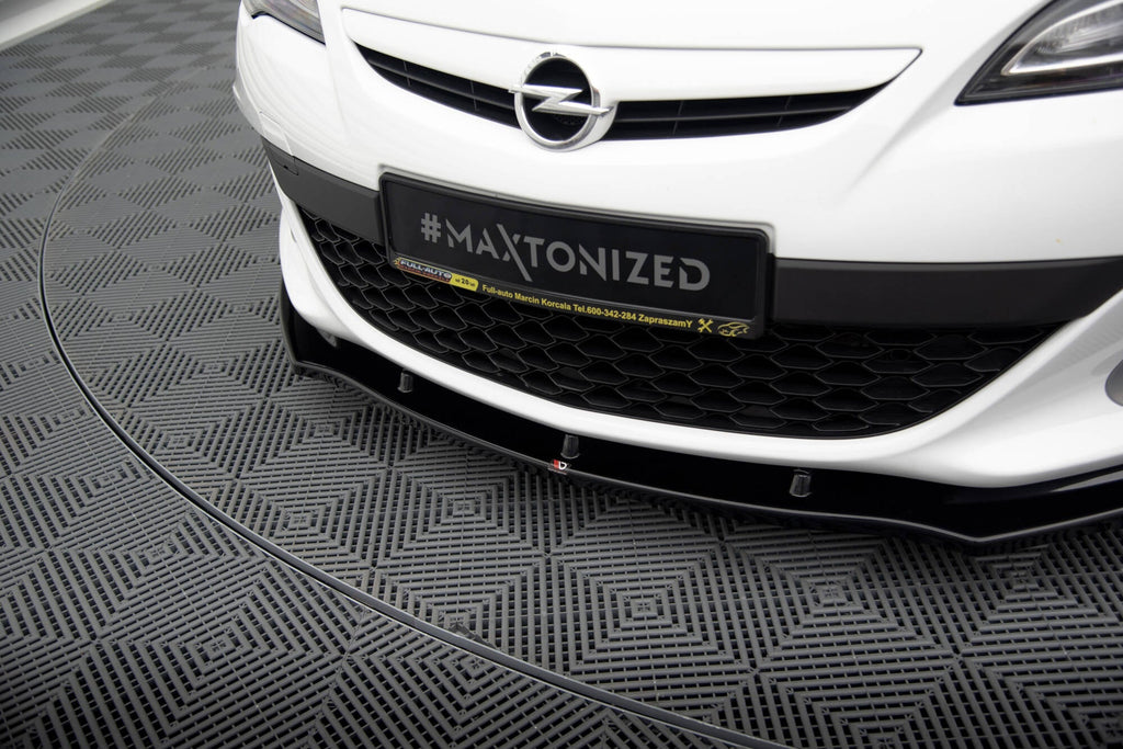 Splitter delantero V.1 para Opel Astra J OPC/VXR