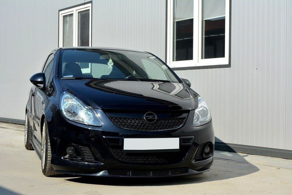 Splitter delantero para Opel CORSA D NURBURG (FOR OPC / VXR Bumper)