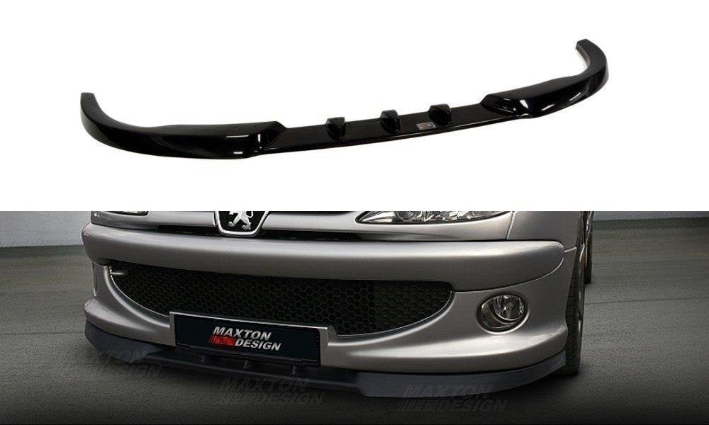 Splitter delantero para Peugeot 206 (for: CC, RC, GTI, S16, XSI, XS, Sport)