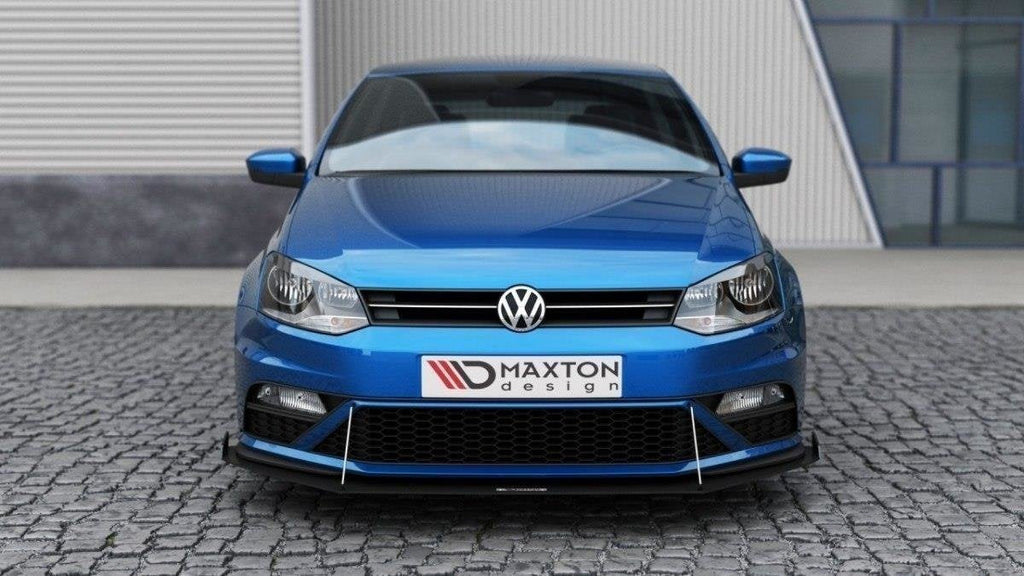 Splitter delantero Racing (con alas) para Volkswagen Polo GTI Mk5 Facelift