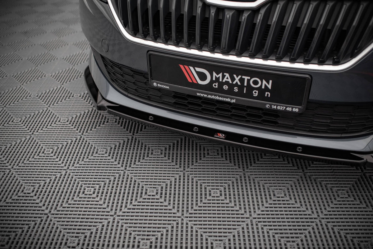Splitter delantero para Skoda Fabia Mk3 Facelift