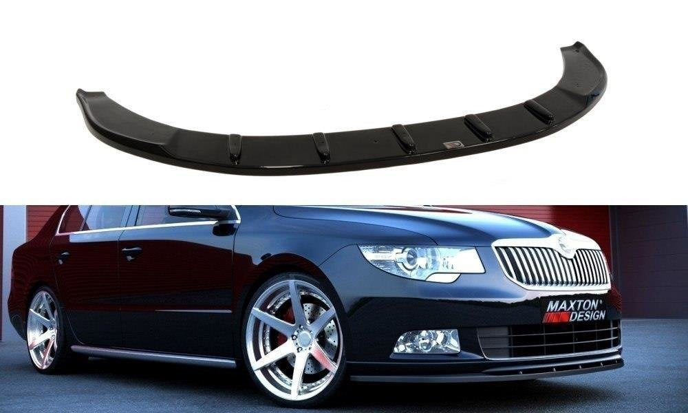 Splitter delantero para Skoda Superb Mk2 (For Sport Front Bumper Spoiler)