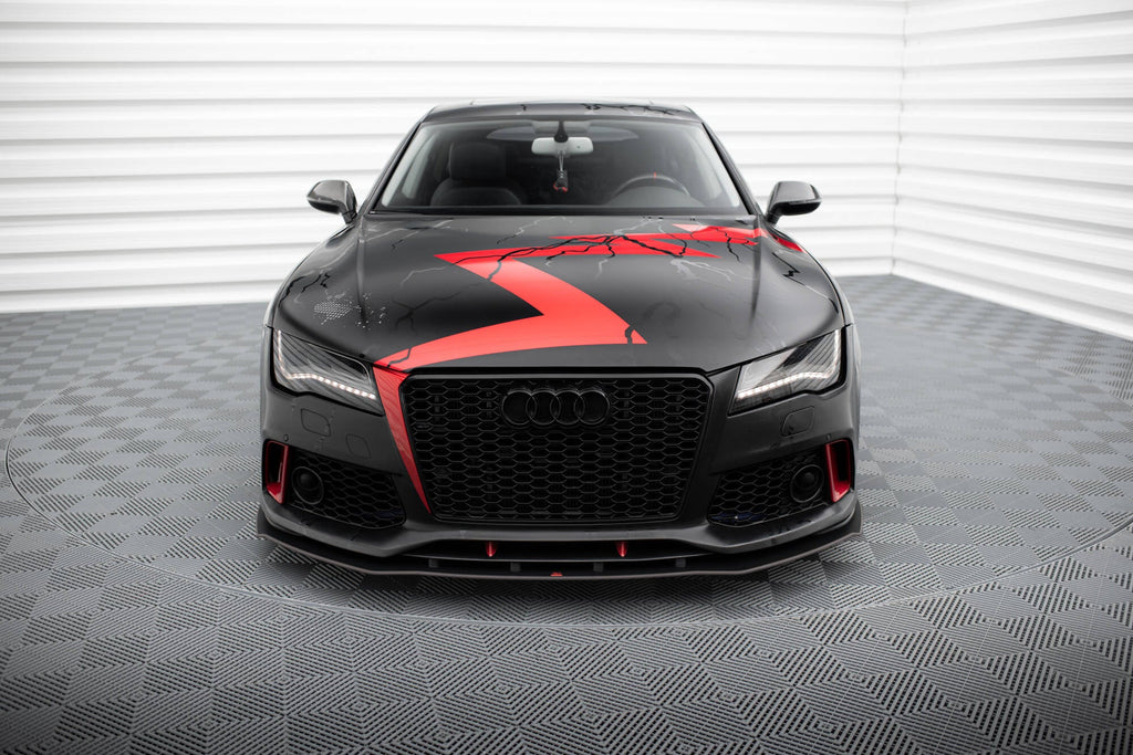 Splitter delantero Street Pro para Audi A7 RS7 LOOK C7