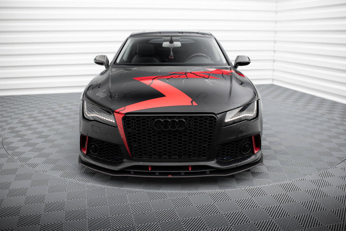 Splitter delantero Street Pro para Audi A7 RS7 LOOK C7