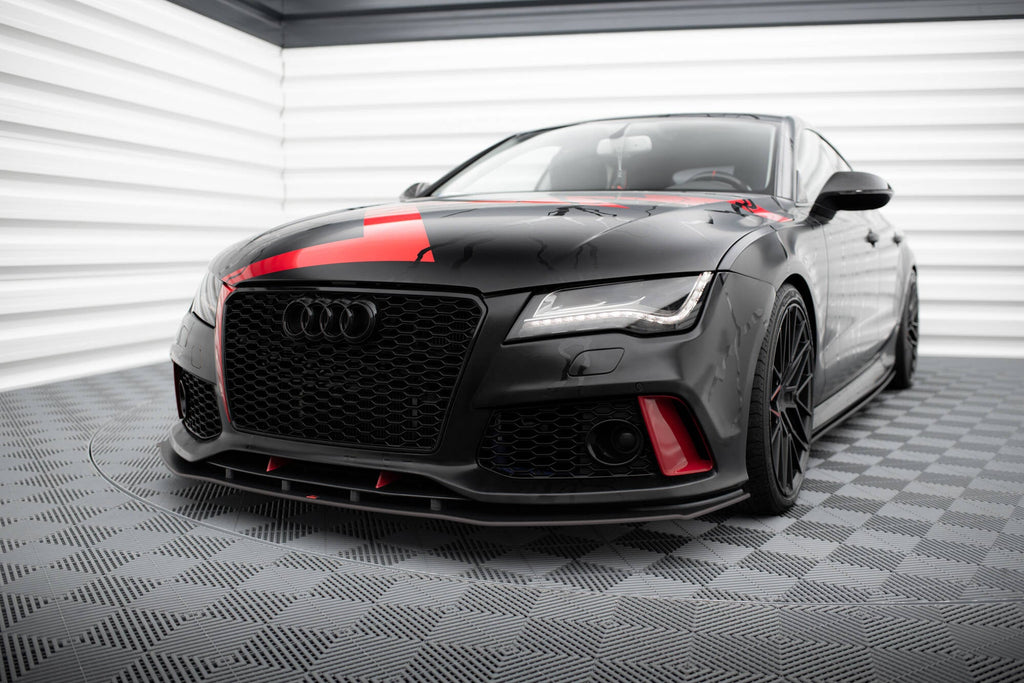 Splitter delantero Street Pro para Audi A7 RS7 LOOK C7