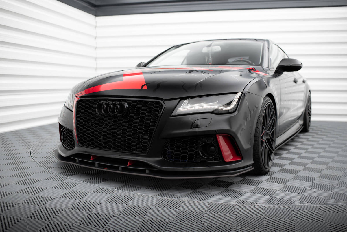 Splitter delantero Street Pro para Audi A7 RS7 LOOK C7