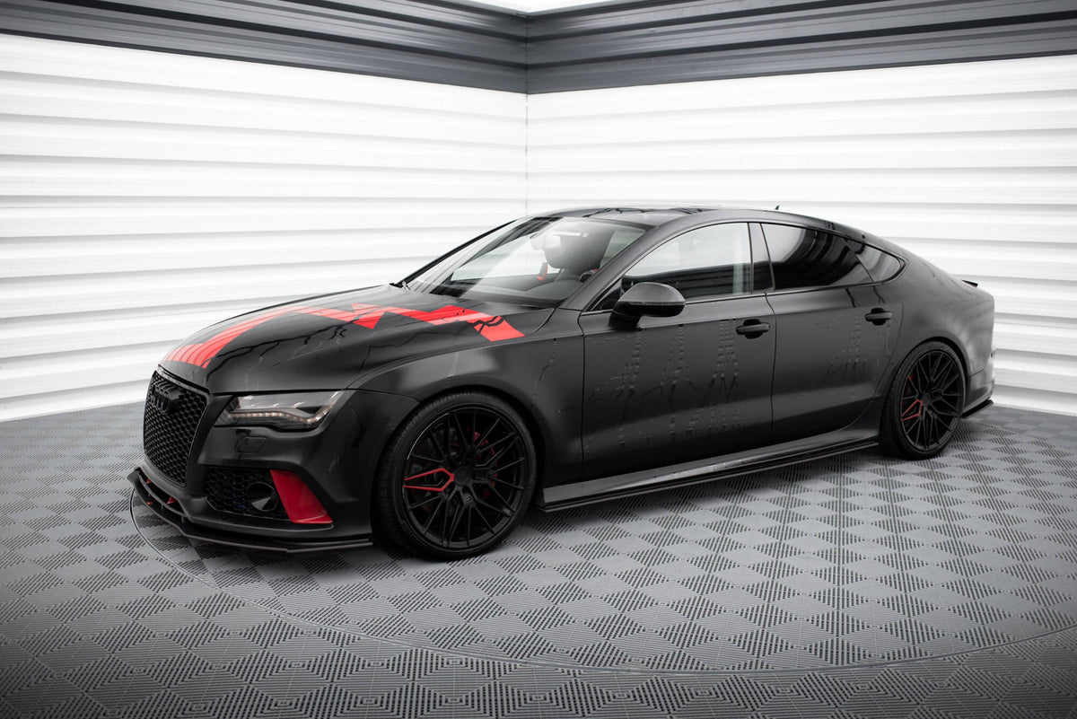 Splitter delantero Street Pro para Audi A7 RS7 LOOK C7