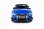 Splitter delantero Street Pro para Audi S3 / A3 S-Line Sedan 8V