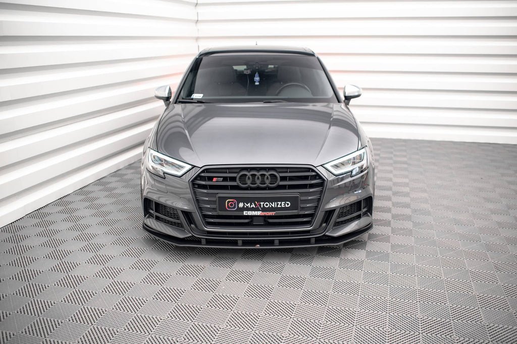 Splitter delantero Street Pro para Audi S3 / A3 S-Line Sportback 8V Facelift