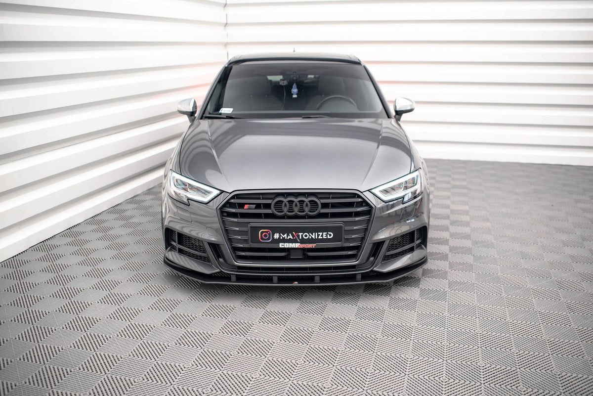 Splitter delantero Street Pro para Audi S3 / A3 S-Line Sportback 8V Facelift
