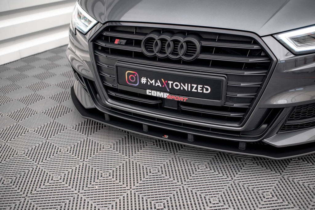 Splitter delantero Street Pro para Audi S3 / A3 S-Line Sportback 8V Facelift
