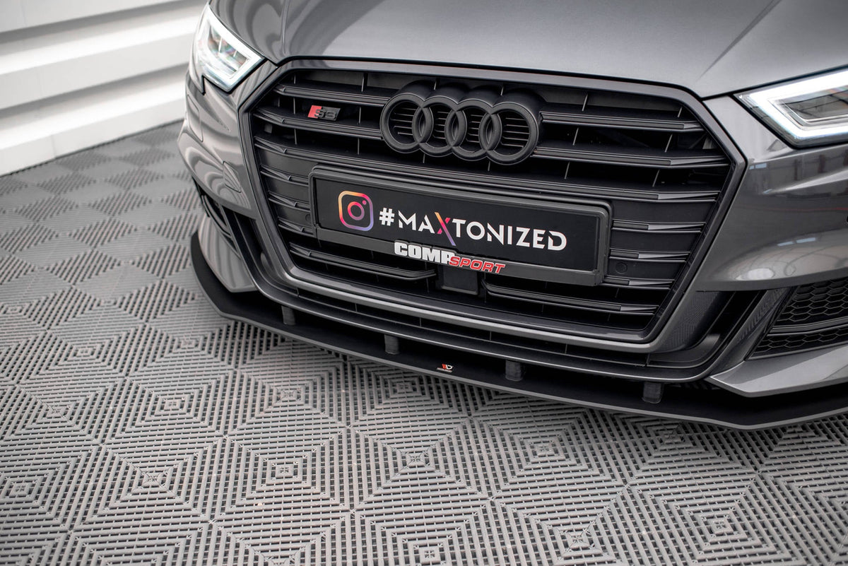 Splitter delantero Street Pro para Audi S3 / A3 S-Line Sportback 8V Facelift
