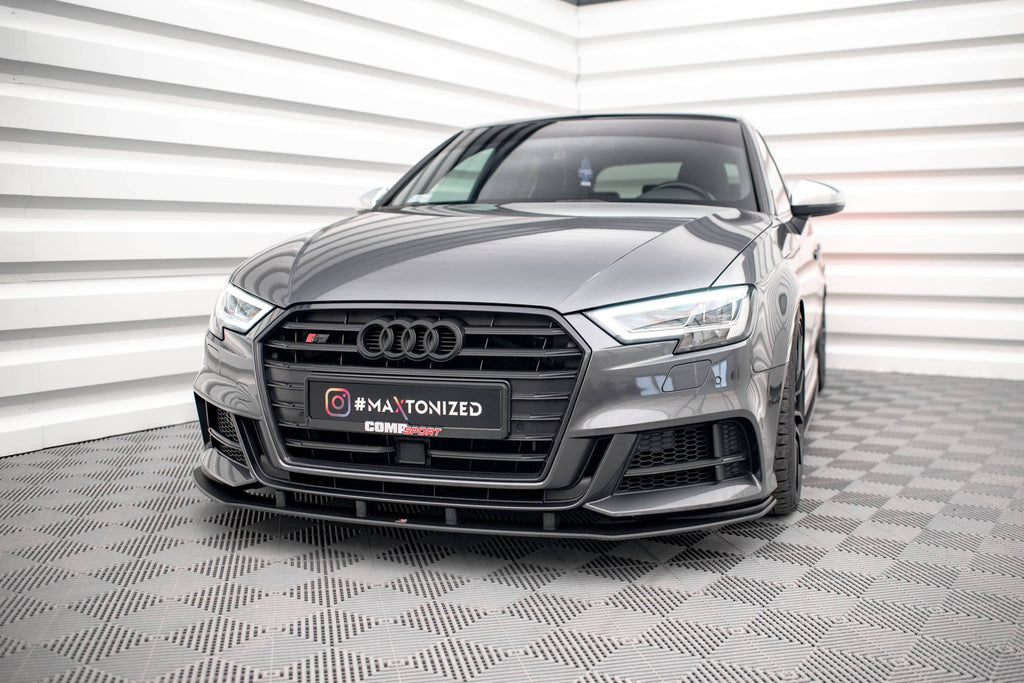 Splitter delantero Street Pro para Audi S3 / A3 S-Line Sportback 8V Facelift