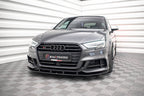 Splitter delantero Street Pro para Audi S3 / A3 S-Line Sportback 8V Facelift
