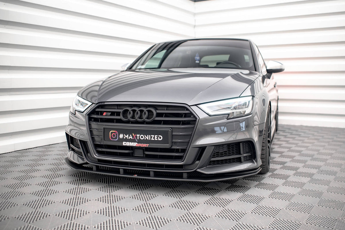 Splitter delantero Street Pro para Audi S3 / A3 S-Line Sportback 8V Facelift