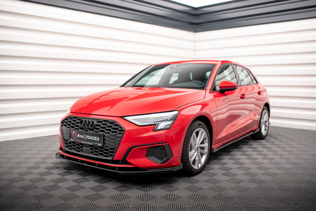 Splitter delantero Street Pro + flaps para Audi A3 8Y