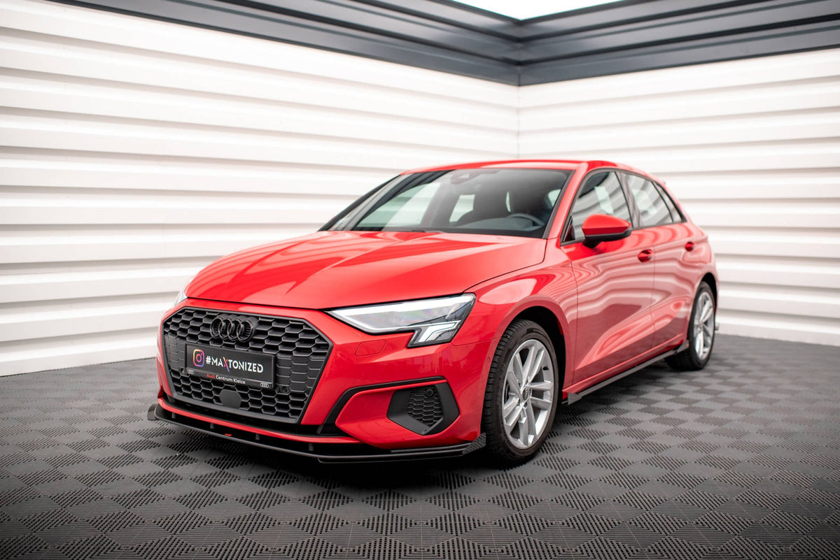 Splitter delantero Street Pro + flaps para Audi A3 8Y