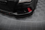 Splitter delantero Street Pro + flaps para Audi A7 RS7 LOOK C7