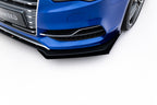 Splitter delantero Street Pro + flaps para Audi S3 / A3 S-Line Sedan 8V