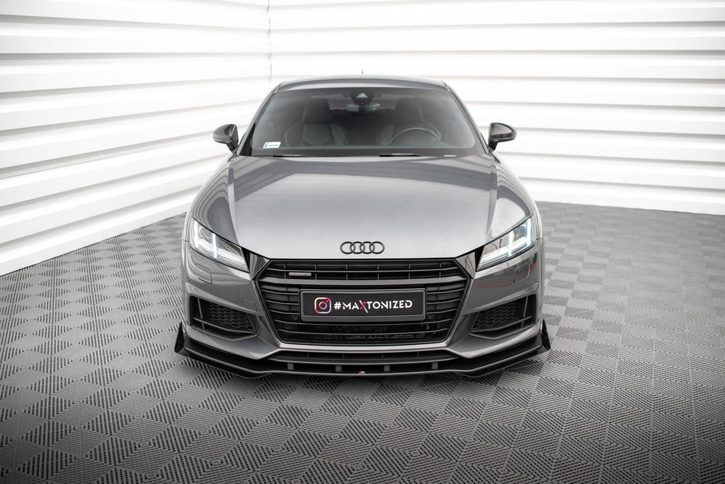 Splitter delantero Street Pro + flaps para Audi TT S / S-Line 8S