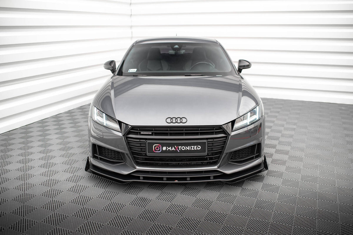Splitter delantero Street Pro + flaps para Audi TT S / S-Line 8S