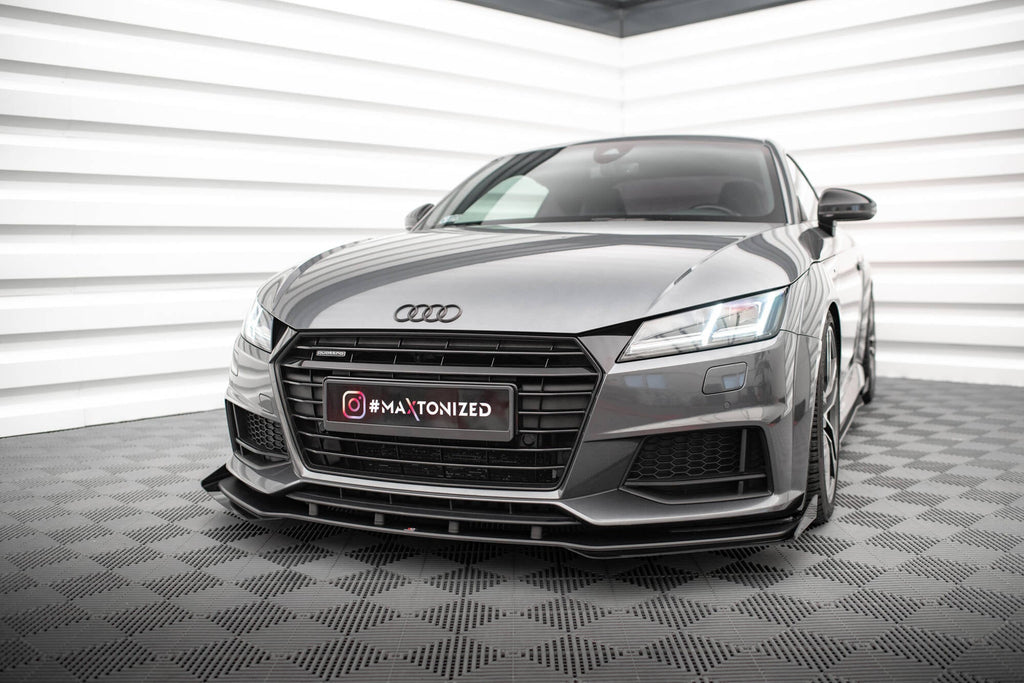 Splitter delantero Street Pro + flaps para Audi TT S / S-Line 8S